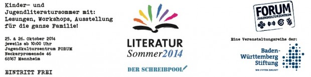 Header LiSo 620x155 - Kinder- und Jugendliteratursommer 2014 im Jugendkulturzentrum FORUM