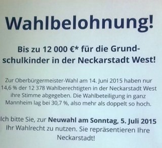 Wahlbelohnung e1435940916820 320x292 - SPD-Bezirksbeiräte wollen Demokratie-Offensive für Neckarstadt-West starten