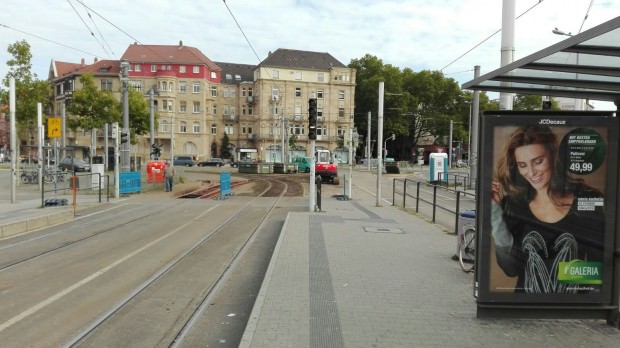 IMG 4719 620x348 - Gleisarbeiten am Alten Messplatz (Update)