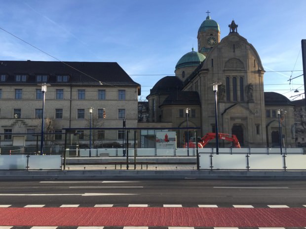 Die neue Haltestelle "Grenadierstraße" hört bald auf den Namen "Bonifatiuskirche" | Foto: Neckarstadtblog