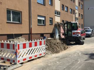 Bauarbeiten in der Kinzigstraße | Foto: Neckarstadtblog