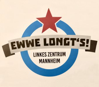 Das Logo auf dem Einladungsflyer des linken Zentrums in der Neckarstadt-Ost | Foto: Neckarstadtblog