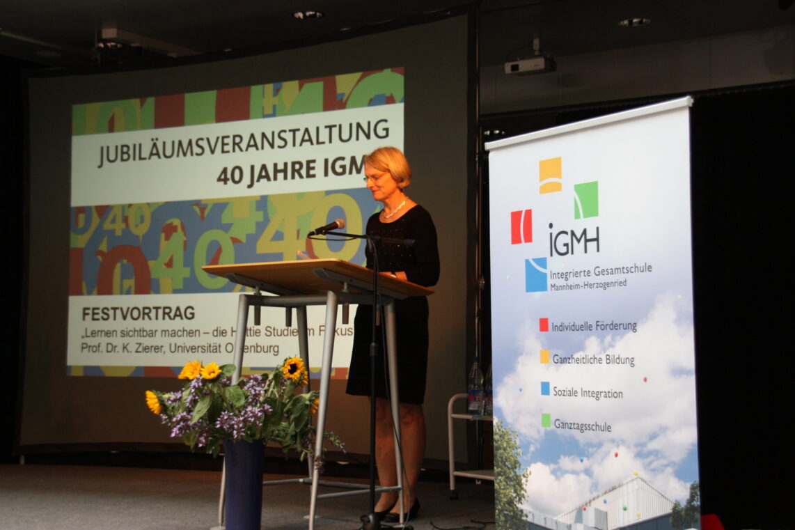 Bürgermeisterin Dr. Freundlieb Bürgermeisterin Dr. Freundlieb bei der IGMH-Jubiläumsveranstaltung | Foto: Stadt Mannheim