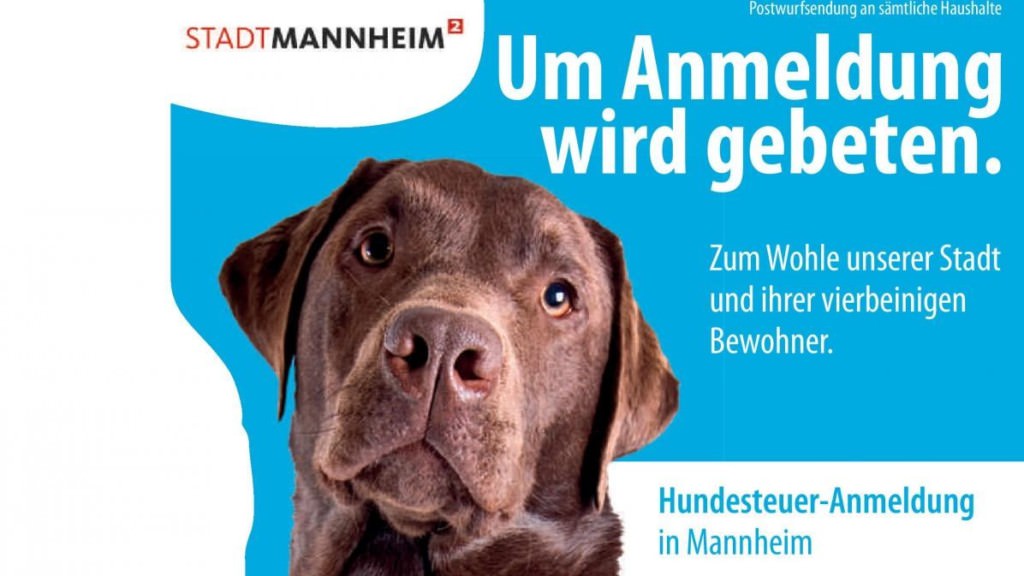 Ausschnitt der Vorderseite der Postkarte "Um Anmeldung wird gebeten" | Bild: Stadt Mannheim