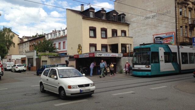 Die Kreuzung Bürgermeister-Fuchs-Straße/Mittelstraße | Foto: Neckarstadtblog
