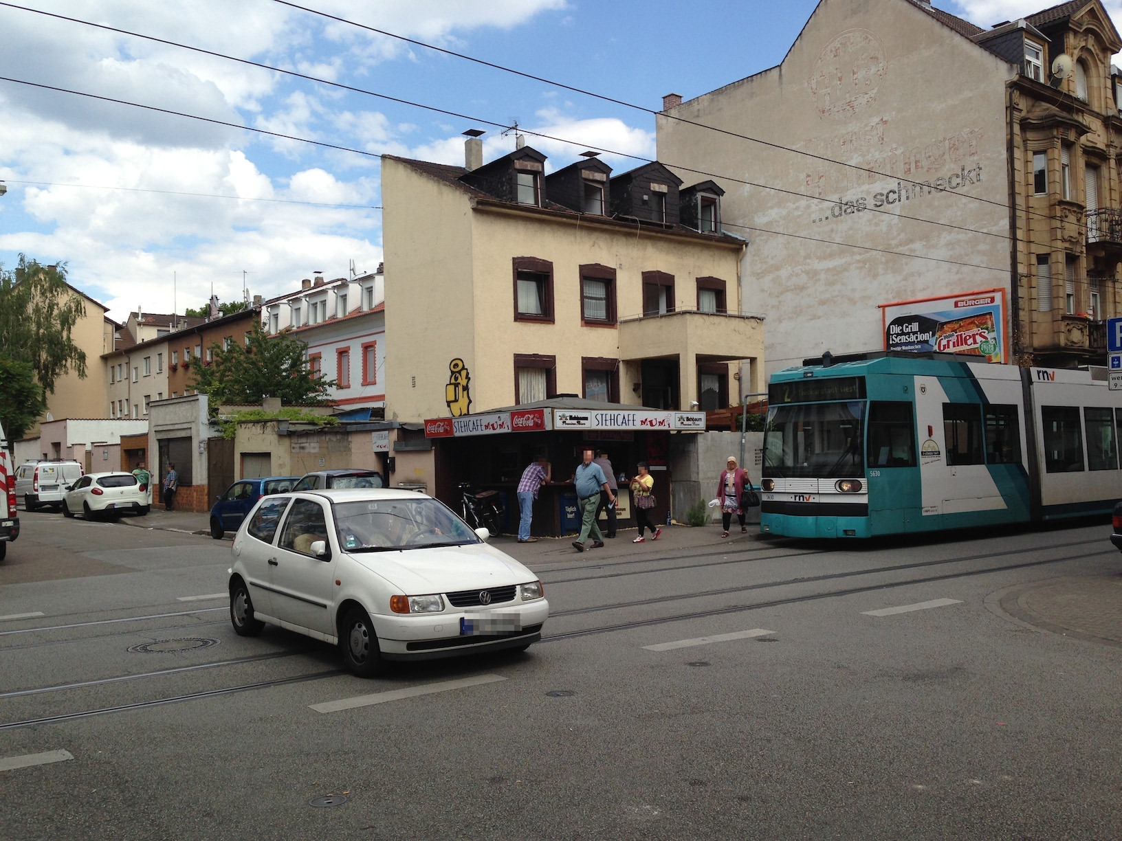 Die Kreuzung Bürgermeister-Fuchs-Straße/Mittelstraße | Foto: Neckarstadtblog