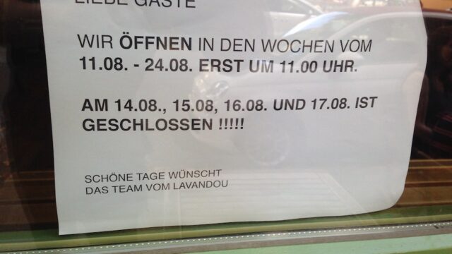 Das Lavandou macht auch vier Tage Pause. | Foto:Neckarstadtblog