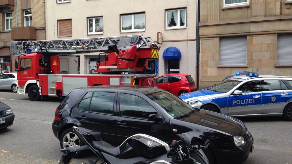 Auch auf der Langen Rötterstraße herrschte für kurze Zeit Verkehrschaos | Foto: Neckarstadtblog