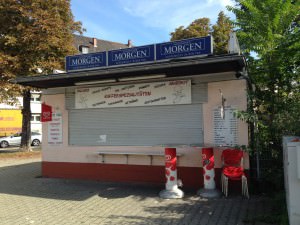 Der geschlossene Kiosk an der Ecke Bibienastraße | Foto: Neckarstadtblog