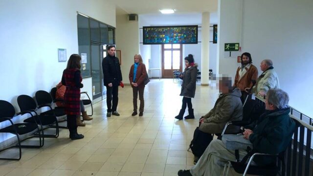 Längst nicht alle besorgten Mieter hatten es zur Bürgersprechstunde geschafft | Foto: M. Schülke