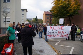 Die meisten Demonstranten haben bis zum Ende durchgehalten.