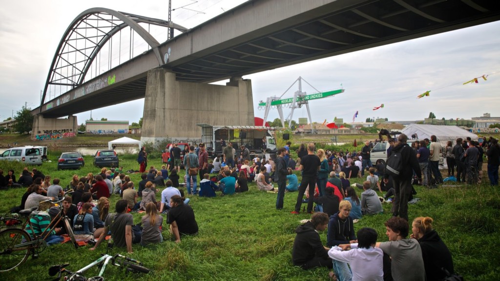 Der Brückenaward ist benannt nach seinem traditionellen Veranstaltungsort, hier im Bild von 2014 | Foto: Florian Köhler (cc-by 3.0)