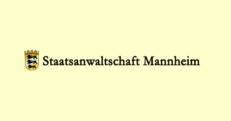 logo staa mannheim - Untersuchungshaft für mutmaßliche Drogenhändler