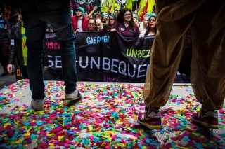 besser unbequem 27 320x213 - Fotostrecke: "Besser unbequem" – Warnstreik der ver.di Jugend