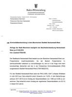 Kriminalitätsentwicklung Neckarstadt-West. Stand: 27.04.2016 | Quelle: Bürgerinformationssystem der Stadt Mannheim