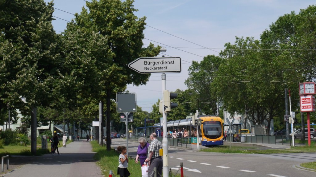 Die Waldhofstraße auf Höhe der Haltestelle Neuer Messplatz (Symbolbild) | Foto: M. Schülke