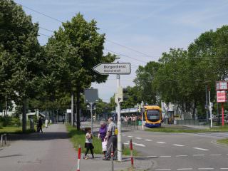 Die Waldhofstraße auf Höhe der Haltestelle Neuer Messplatz (Symbolbild) | Foto: M. Schülke