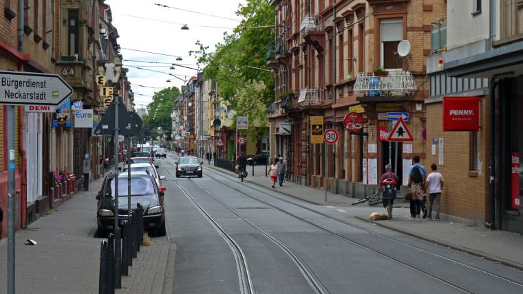 Die Mittelstraße in Neckarstadt-West (Symbolbild, Archiv 2016) | Foto: M. Schülke