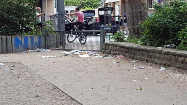 Regelmäßig schicken uns Leser/innen aus der Neckarstadt Bilder von verdreckten Kinderspielplätzen zu | Foto: Lesereinsendung
