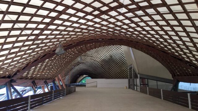 Die Multihalle bekam einen neuen Anstrich | Foto: M. Schülke