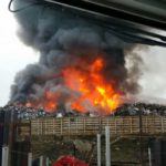 Großbrand bei Recyclingunternehmen (Update)