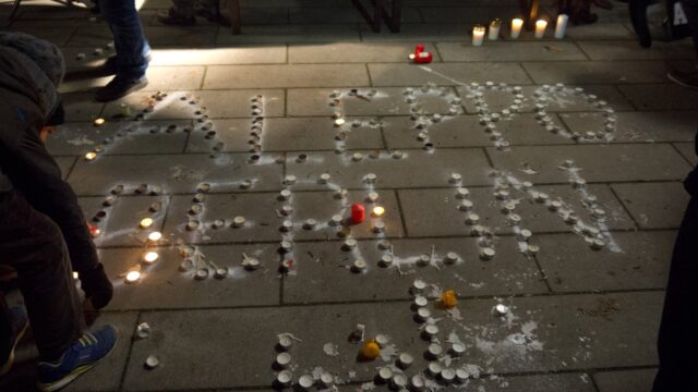 Auch den Opfern von Berlin wurde an diesem Abend gedacht | Foto: Neckarstadtblog