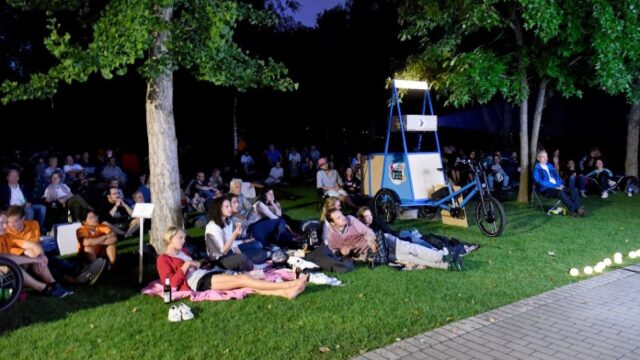 Das VRN Mobile Cinema (Symbolbild, hier im Luisenpark) | Foto: Stadt Mannheim, Thomas Tröster