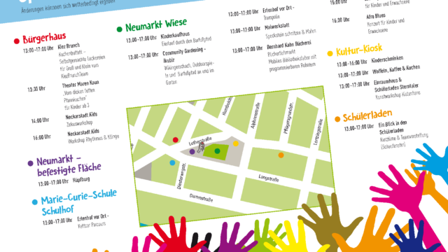 Familienfest 2018 Programmflyer | Bild: Quartiermanagement Neckarstadt-West