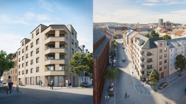 Dieses Rendering zeigt, wie die GBG die Hafenstraße 66 plant | Bild: GBG Mannheim