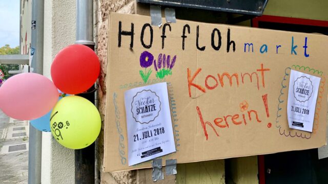 Der Hofflohmarkt "Neckarschätze" im Jahr 2018 (Symbolbild) | Foto: M. Schülke