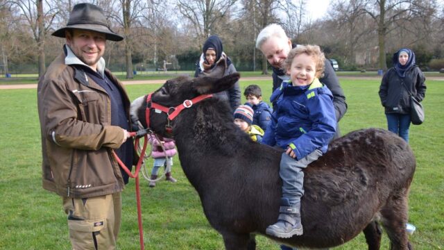 Tierspaziergänge im Herzogenriedpark | Foto: Stadtpark Mannheim gGmbH