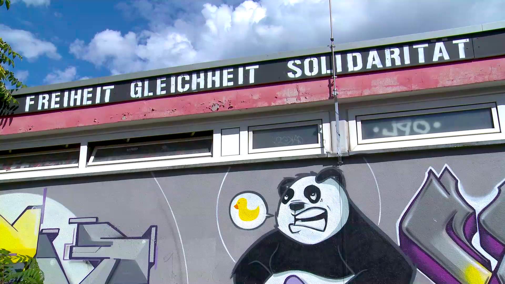 Das Mannheimer Jugendzentrum in Selbstverwaltung hat eine filmreife Vergangenheit | Standbild: Freie Räume