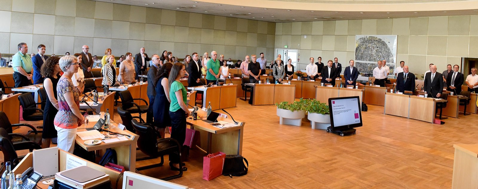 Konstitutierende Sitzung des Gemeinderats 2019 | Foto: Thomas Tröster / Stadt Mannheim