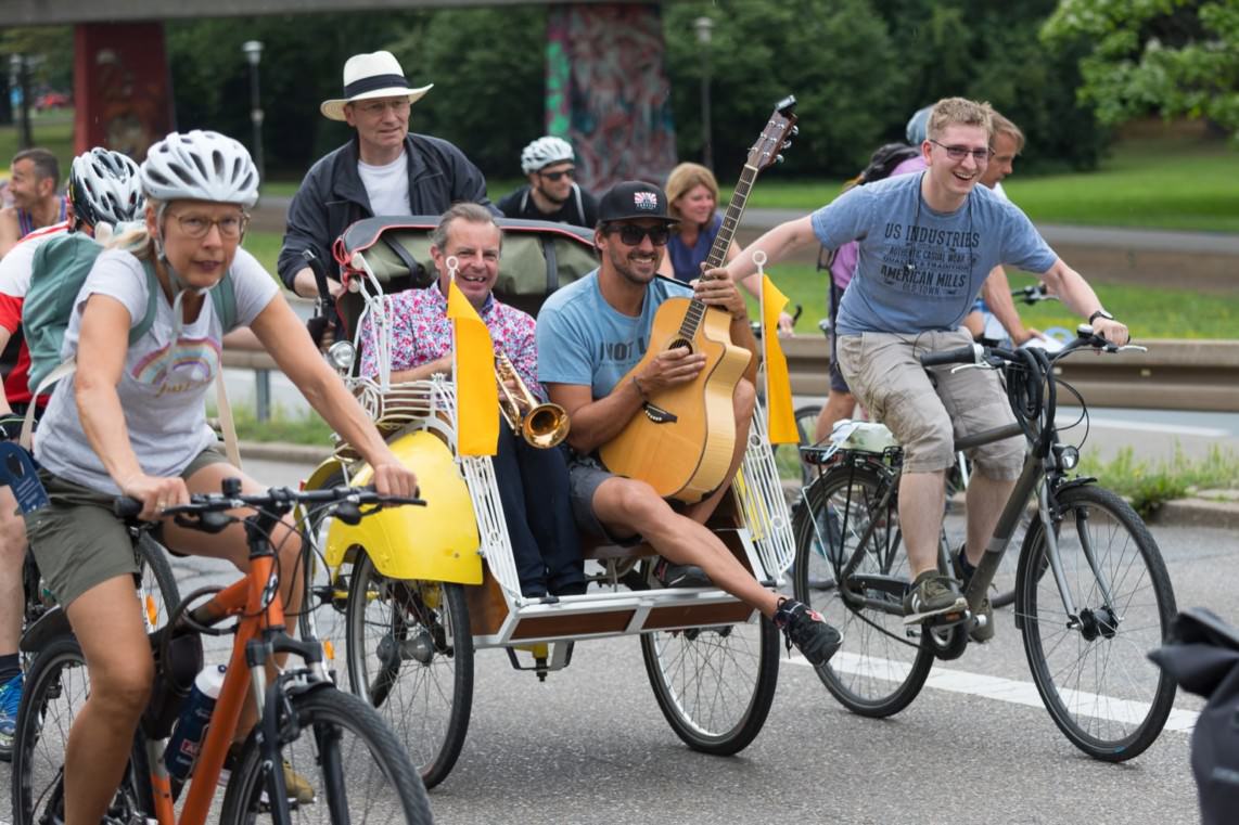 Teilnehmer*innen der Radparade 2019 | Foto: CKI