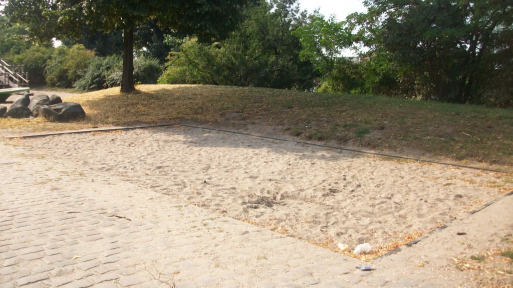 Leergefegt: Der Spielplatz an der Dammstraße | Foto: privat