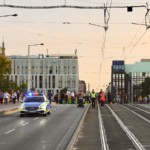 Vollsperrung der Kurpfalzbrücke wegen einer Demonstration