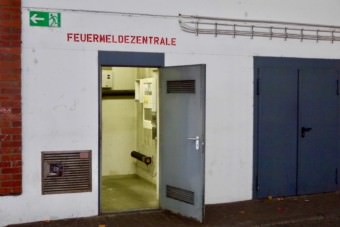 Die Feuermeldezentrale unterhalb der Neckaruferbebauung, Haus 9 | Foto: M. Schülke