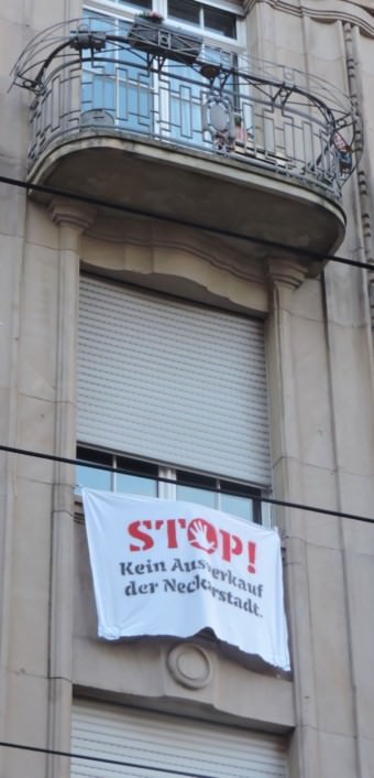 Die Fenster- und Balkon-Demonstration wird von einem Bündnis Mannheimer Initiativen veranstaltet: OST – Offenes Stadtteiltreffen Neckarstadt West & Ost, Ewwe Longt's – Linkes Zentrum Mannheim, FairMieten – Initiative gegen Mietwucher in der Neckarstadt | Foto: privat