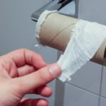 Nur Toilettenpapier gehört in die Toilette