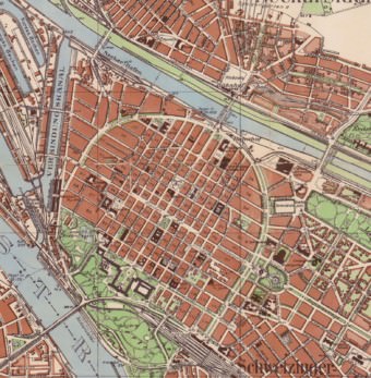 stadtkarte mannheim KS00820 1930 bildnachweis MARCHIVUM Mannheim Bildsammlung 340x347 - Die tragische Geschichte des Friedrichsparks