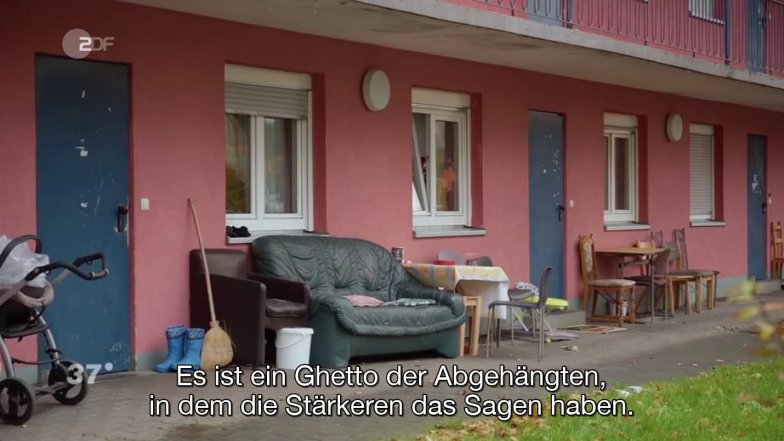 Als "Ghetto der Abgehängten" sieht das ZDF die Neckarstadt-West | Screenshot: 37 Grad