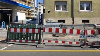 Nicht-motorisierte Verkehrsteilnehmende haben bei den Baustellen meist das Nachsehen, ob mit Fahrrad, Rollstuhl oder Kinderwagen | Foto: M. Schülke