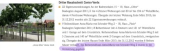 Die GBG hat die Vermietung des Reihenendhauses keineswegs verheimlicht. In mindestens zwei Geschäftsberichten war dies nachzulesen | Quelle: GBG Geschäftsbericht 2012