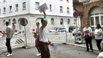 Rundgang zum Verkehrsversuch Neckarstadt-Ost | Foto: M. Schülke