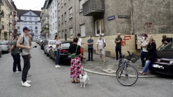 Rundgang zum Verkehrsversuch Neckarstadt-Ost | Foto: M. Schülke