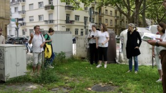 Rundgang zum Verkehrsversuch Neckarstadt-Ost | Foto: M. Schülke