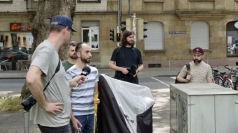 Rundgang zum Verkehrsversuch Neckarstadt-Ost | Foto: M. Schülke