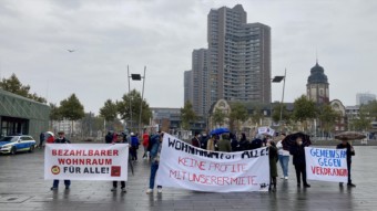 Eindrücke von der Demonstration "Deine Miete – Ihre Profite! Bezahlbarer Wohnraum für alle" | Foto: M. Schülke