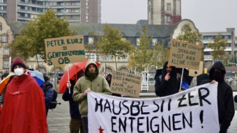 Eindrücke von der Demonstration "Deine Miete – Ihre Profite! Bezahlbarer Wohnraum für alle" | Foto: M. Schülke