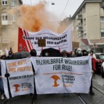 Mehrere Hundert demonstrieren gegen hohe Mieten in der Neckarstadt